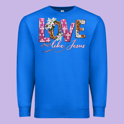 Premium Sweatshirt love like jesus