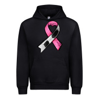Black breast cancer sport ribbons Urban Hoodie - AdoDesignShop