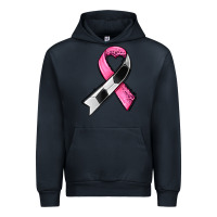 Navy breast cancer sport ribbons Urban Hoodie - AdoDesignShop