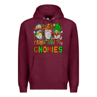 Burgundy mexico chillin' with my gnomies Premium Hoodie - JahusDesignShop