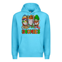 Ocean Blue mexico chillin' with my gnomies Premium Hoodie - JahusDesignShop