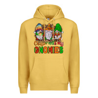 Antique Gold mexico chillin' with my gnomies Premium Hoodie - JahusDesignShop