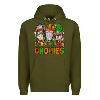Army Green mexico chillin' with my gnomies Premium Hoodie - JahusDesignShop