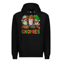 Black mexico chillin' with my gnomies Premium Hoodie - JahusDesignShop