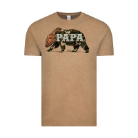Vintage Coffee bear papa Vintage Tee - Artiststas