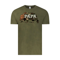 Vintage Olive bear papa Vintage Tee - Artiststas