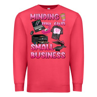 Cardinal minding my own small business Premium Sweatshirt - texasbilliewilder