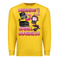 Lemon minding my own small business Premium Sweatshirt - texasbilliewilder