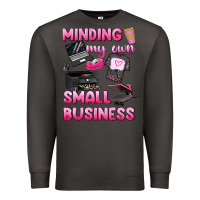 Smoke minding my own small business Premium Sweatshirt - texasbilliewilder