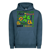 Pigment Midnight Navy st patrick s day Urban Hoodie - Artiststas