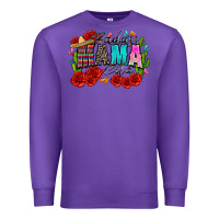 Purple badass mama cita Premium Sweatshirt - Zillion Design Studio