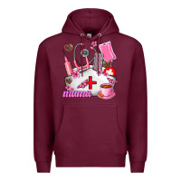 Burgundy Mama Premium Hoodie - AdoDesignShop
