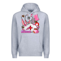 Heather Grey Mama Premium Hoodie - AdoDesignShop