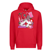 Red Mama Premium Hoodie - AdoDesignShop