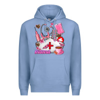 Colony Blue Mama Premium Hoodie - AdoDesignShop