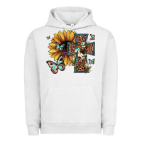 Pigment Lunar Rock leopard cross sunflower butterfly Urban Hoodie - JahusDesignShop