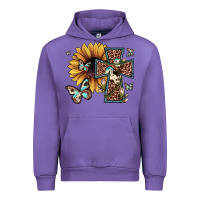 Tulip leopard cross sunflower butterfly Urban Hoodie - JahusDesignShop