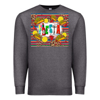 Charcoal Heather taco fiesta Premium Sweatshirt - Zillion Design Studio