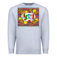 Heather Grey taco fiesta Premium Sweatshirt - Zillion Design Studio