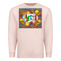 Pale Pink taco fiesta Premium Sweatshirt - Zillion Design Studio