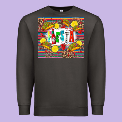 Taco Fiesta Premium Sweatshirt Designed By Zillion Design Studio