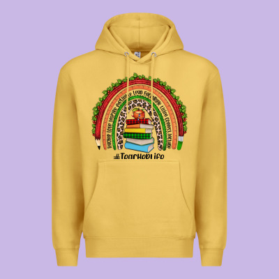 Christmas Teacherlife Rainbow Premium Hoodie Designed By Jahusdesignshop