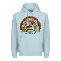 Blue Mist Christmas Teacherlife rainbow Premium Hoodie - JahusDesignShop