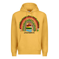 Mustard Christmas Teacherlife rainbow Premium Hoodie - JahusDesignShop