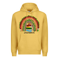 Antique Gold Christmas Teacherlife rainbow Premium Hoodie - JahusDesignShop