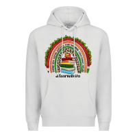 Dove Grey Christmas Teacherlife rainbow Premium Hoodie - JahusDesignShop