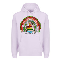 Lilac Christmas Teacherlife rainbow Premium Hoodie - JahusDesignShop