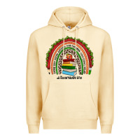 Pina Colada Christmas Teacherlife rainbow Premium Hoodie - JahusDesignShop