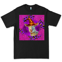 Black Halloween Saanen Goat Premium Tee - LillyAllenDesigns