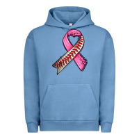 Pigment Pebble Blue breast cancer sport ribbons Urban Hoodie - AdoDesignShop