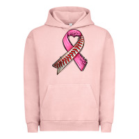 Pigment Salmon breast cancer sport ribbons Urban Hoodie - AdoDesignShop
