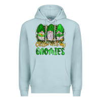Blue Mist st patrick s chillin with my gnomies Premium Hoodie - JahusDesignShop