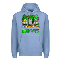 Colony Blue st patrick s chillin with my gnomies Premium Hoodie - JahusDesignShop