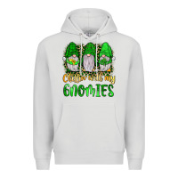 Dove Grey st patrick s chillin with my gnomies Premium Hoodie - JahusDesignShop