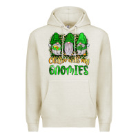 Oatmeal Heather st patrick s chillin with my gnomies Premium Hoodie - JahusDesignShop