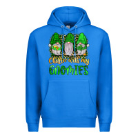 True Royal st patrick s chillin with my gnomies Premium Hoodie - JahusDesignShop
