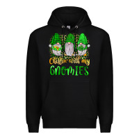 Black st patrick s chillin with my gnomies Premium Hoodie - JahusDesignShop