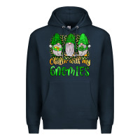 Navy st patrick s chillin with my gnomies Premium Hoodie - JahusDesignShop