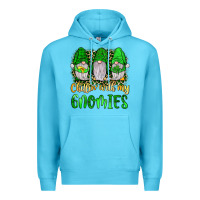 Ocean Blue st patrick s chillin with my gnomies Premium Hoodie - JahusDesignShop