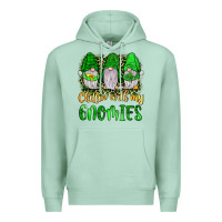 Seafoam st patrick s chillin with my gnomies Premium Hoodie - JahusDesignShop