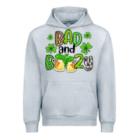 Heather Grey bad and boozy Urban Hoodie - Artiststas