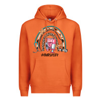 Carrot nurse life rainbow Premium Hoodie - JahusDesignShop