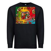 Black mexico hearts Premium Sweatshirt - Zillion Design Studio