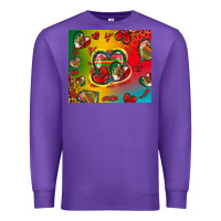 Purple mexico hearts Premium Sweatshirt - Zillion Design Studio