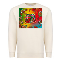 Sandshell mexico hearts Premium Sweatshirt - Zillion Design Studio
