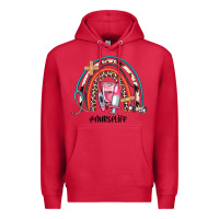 Cardinal nurse life rainbow Premium Hoodie - JahusDesignShop